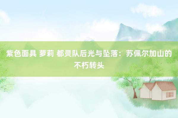 紫色面具 萝莉 都灵队后光与坠落：苏佩尔加山的不朽转头
