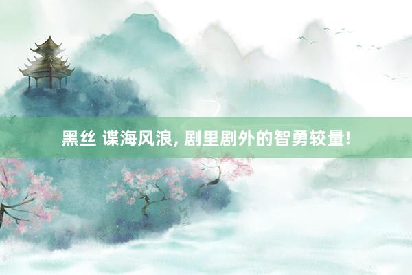 黑丝 谍海风浪， 剧里剧外的智勇较量!